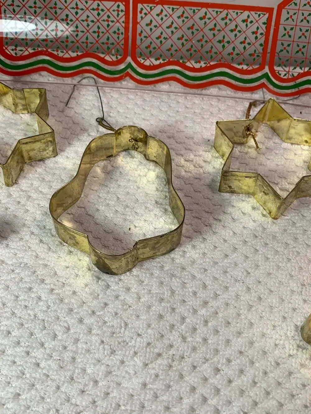 Vintage Christmas Cookie Cutter Ornaments